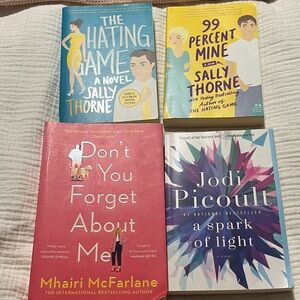 Sally Thorne & Popular Romance Paperback Set - Blue, Yellow, Pink, Teal Covers